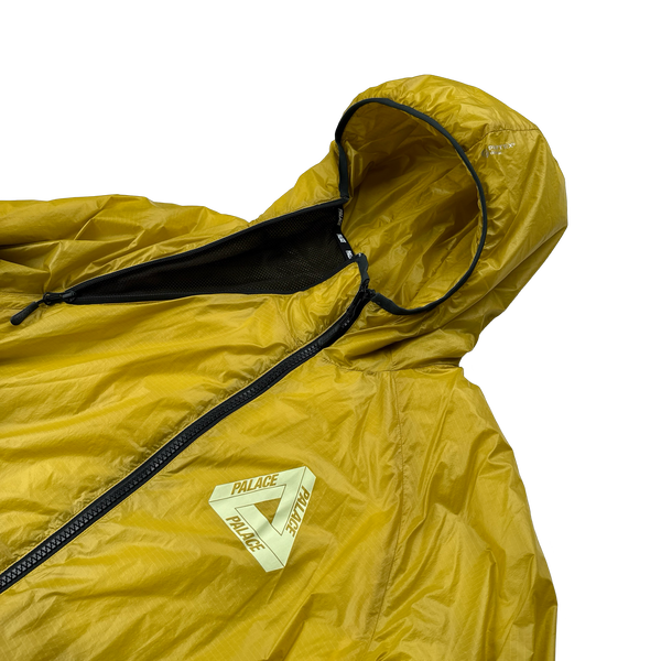 Palace Yellow Spellout Pertex Quantum Jacket - Medium