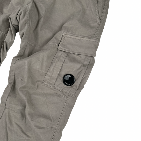 CP Company Beige Stretch Ergonomic Fit Cargo Trousers - XXL