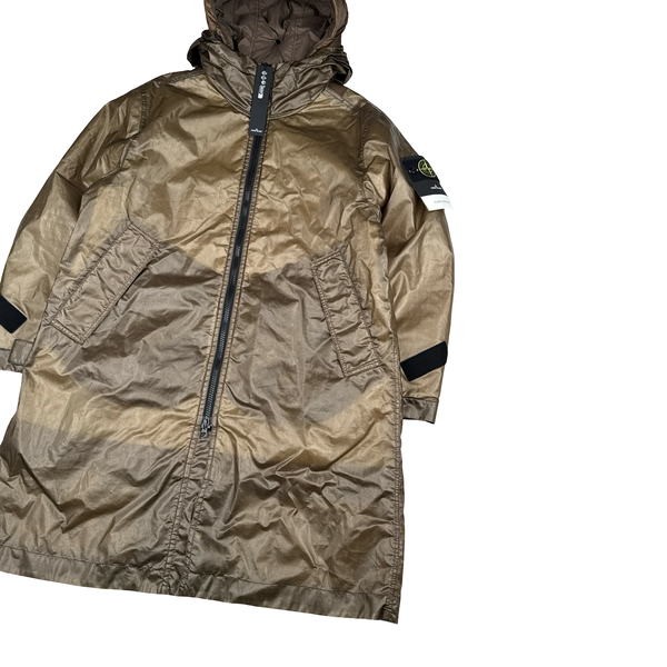 Stone Island 2024 Glass Cover TC Fishtail Parka Jacket - Large