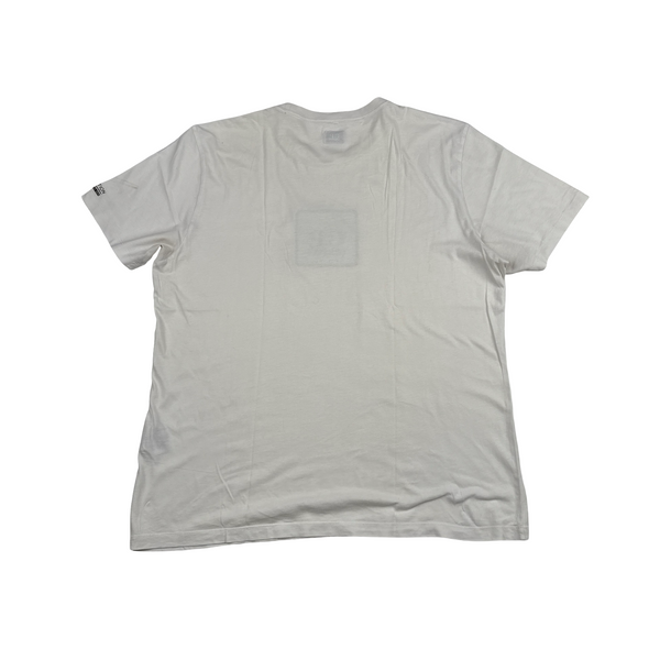 CP Company Graphic Spellout White T Shirt - XL