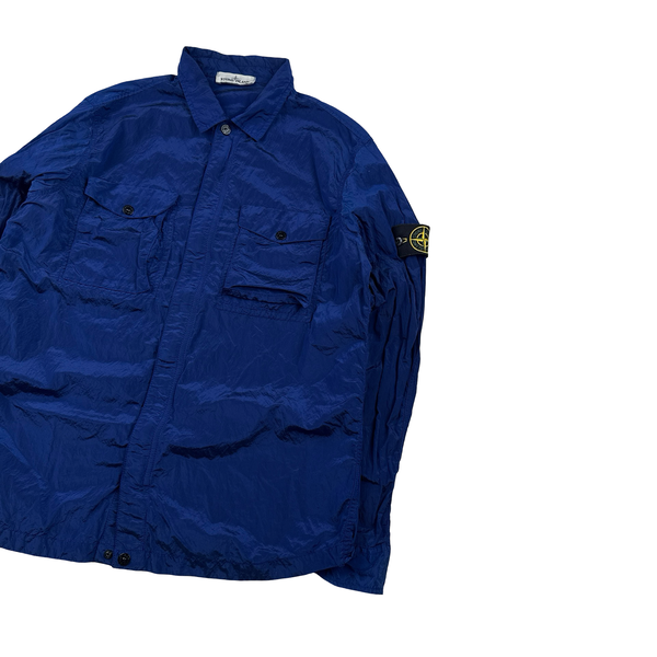 Stone Island 2015 Ultramarine Nylon Metal Overshirt - XL