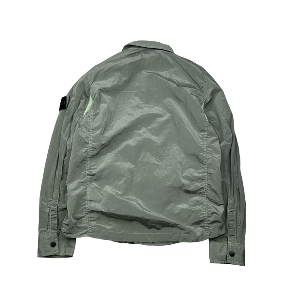 Stone Island 2018 Mint Nylon Metal Overshirt - Medium