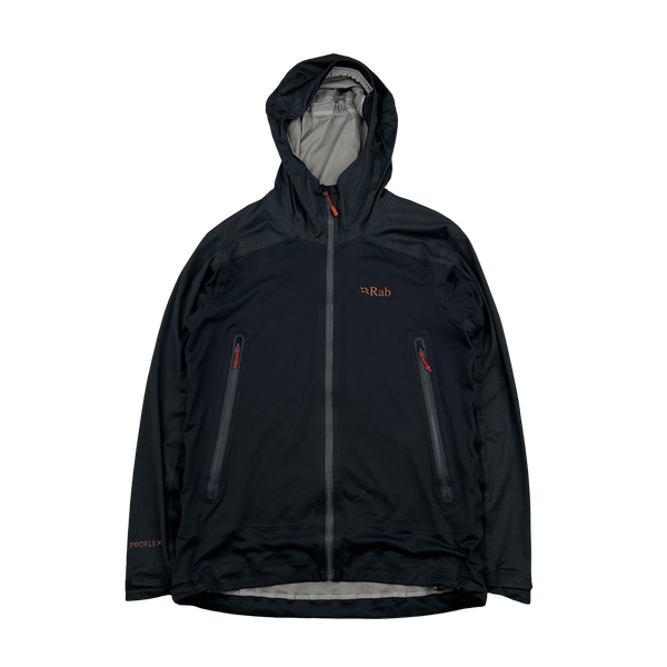 RAB Dark Grey Zipped Lightweight Soft Shell Jacket - Small