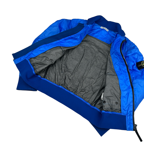 Stone Island 2009 Blue Tyveck Mesh Lined Jacket - Medium