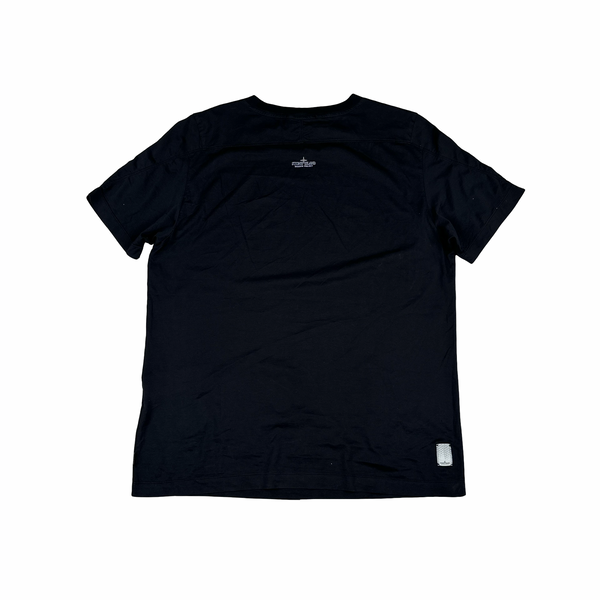Stone Island 2022 Black Shadow Project Graphic Short Sleeve Shirt - Large