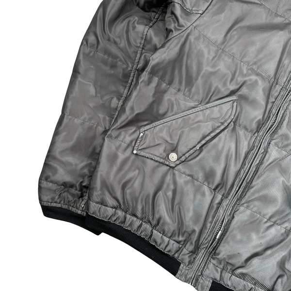 Stone Island 2008 Down Filled Mesh Reflective Jacket - Medium