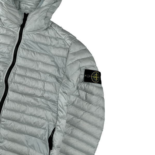 Stone Island Light Blue Loom Woven R Nylon Down TC Puffer XL Mat's