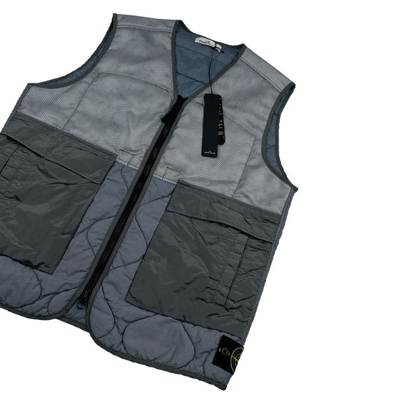 Stone Island 2021 Modified Panama 6/3 HT Nylon Primaloft TC Gilet - Medium