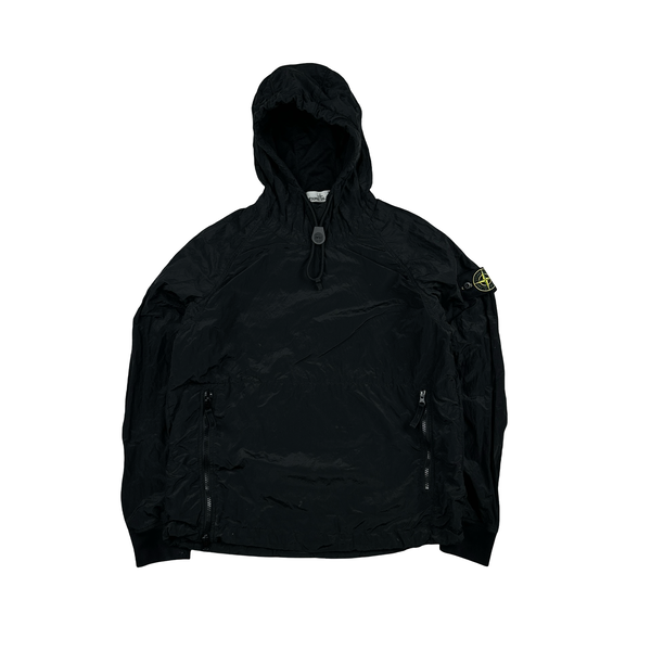 Stone Island 2018 Black Nylon Metal Smock - Small