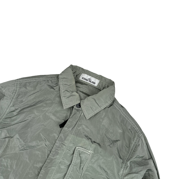 Stone Island 2018 Mint Nylon Metal Overshirt - Medium