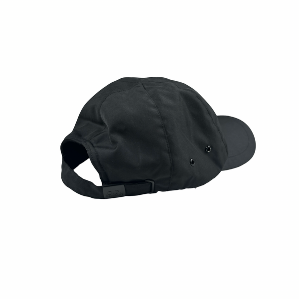 CP Company Vintage 2000’s Black Nylon Spellout Cap - Large
