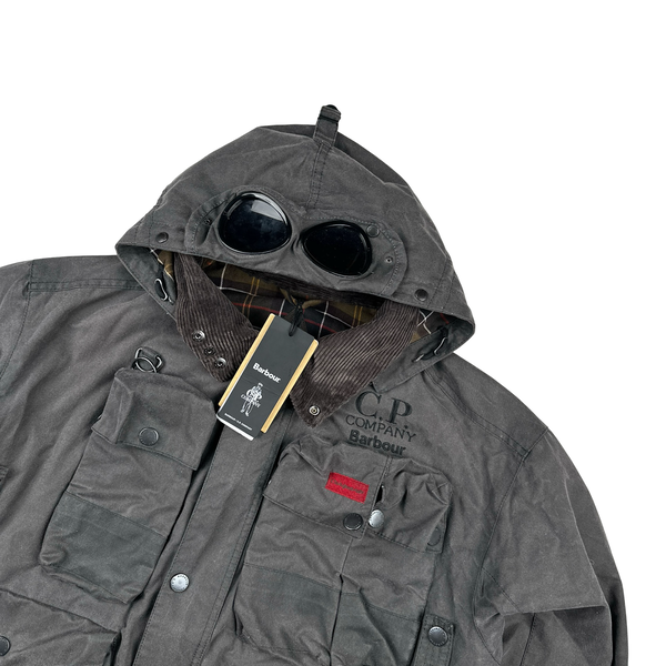 CP Company x Barbour Multi Pocket 500 Mille Waxed Jacket - Large