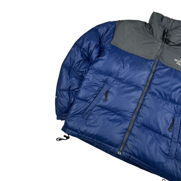 North Face 700 Down Filled Blue & Grey Summit Series Puffer Jacket - Large
