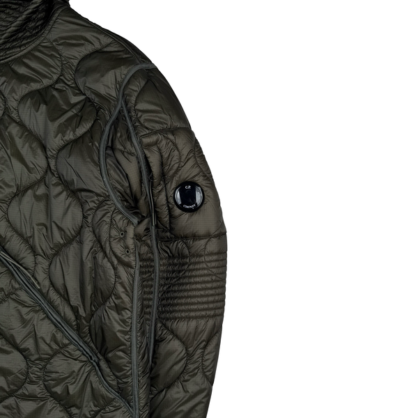 CP Company Down Filled DD Shell Liner Lens View Puffer Jacket - XL