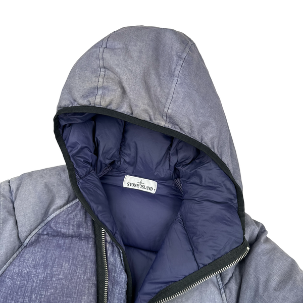 Stone Island 2018 Lino Resinato Down TC Hooded Puffer - Small