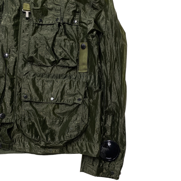 P Company Dark Green 500 Miglia La Mille Kan D Jacket - Large