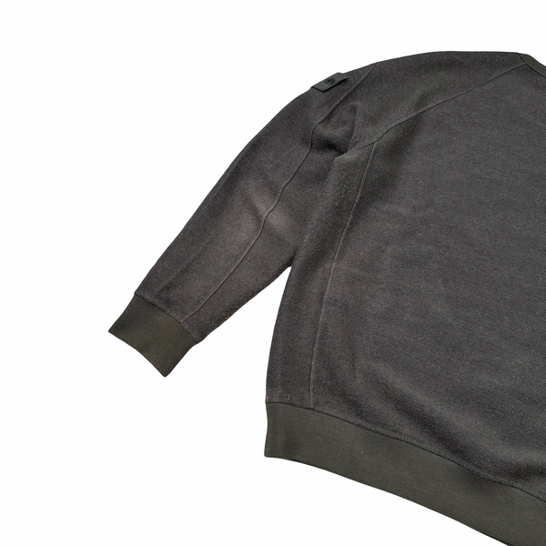 Stone Island 2020 Grey Ghost Crewneck Wool Jumper - XL