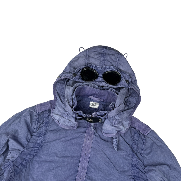CP Company Purple Chrome Shimmer Goggle Jacket - Large