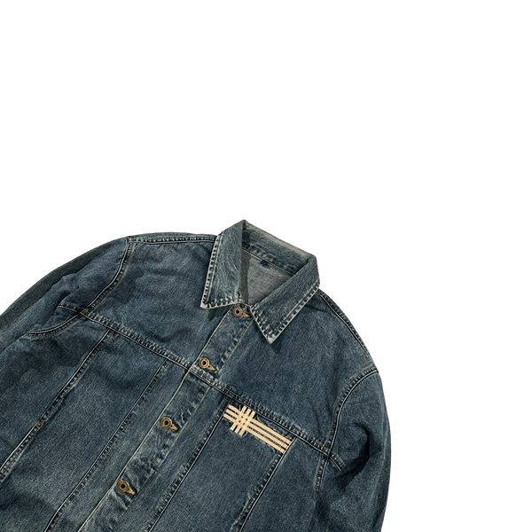Burberry Nova Check Pocket Denim Jacket - Large