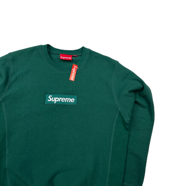 Supreme Sea Green Box Logo Crewneck Sweatshirt - Medium