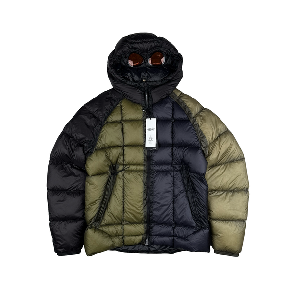 CP Company X Beams Multicolour DD Shell Orange Goggle Jacket - Large