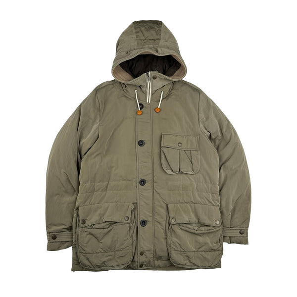 CP Company 2010 Beige Chrome Down Filled Puffer Jacket - Medium