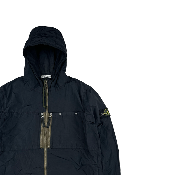 Stone Island 2010 Navy Garment Dyed Multi Pocket Jacket - XL