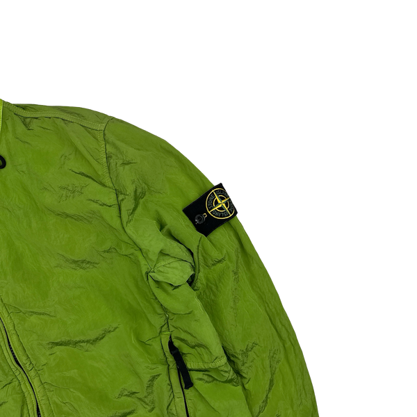 Stone Island 2016 Lime Nylon Metal Tyveck Shield Jacket - Medium