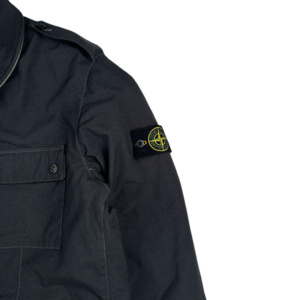 Stone Island Navy Reps Nylon R Military Jacket - 3XL