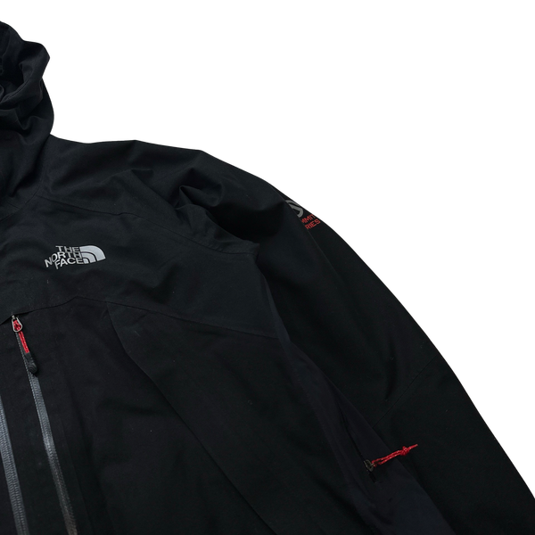North Face Summit Series Black Waterproof Hooded Jacket - Medium