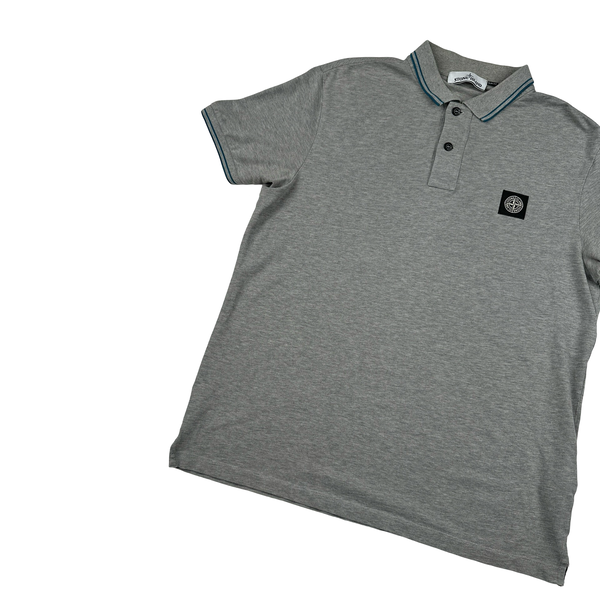 Stone Island 2018 Grey Polo Shirt - XL
