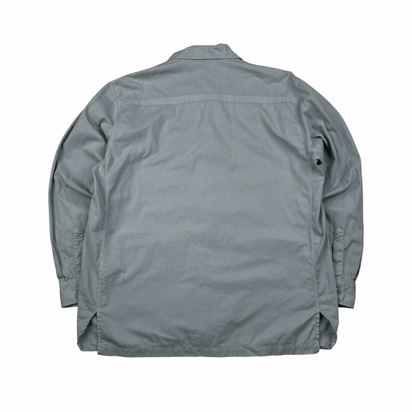 Stone Island Vintage 2001 Cotton Longsleeve Sleeve Compass Buttoned Shirt - XL