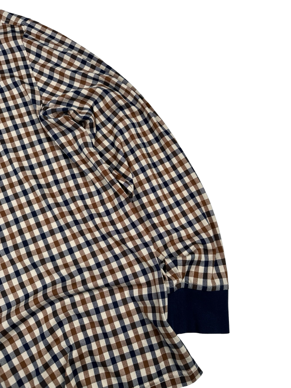 Aquascutum X Supreme Checked Longsleeve T Shirt - Large