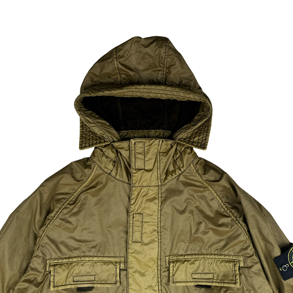 Stone Island 2018 Brown Lamy Flock Multipocket Jacket - Medium