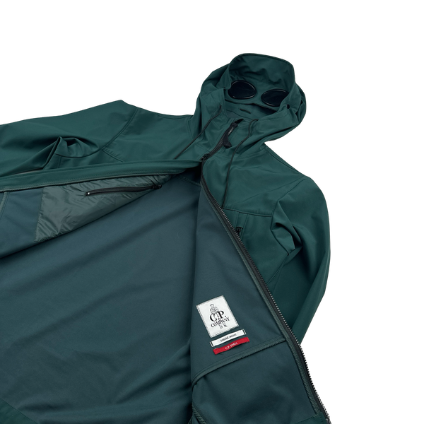 CP Company Sea Green Soft Shell Jacket - Medium