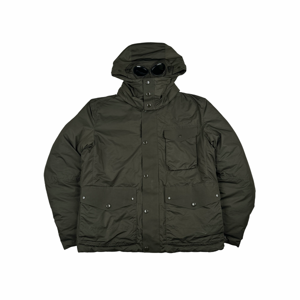 CP Company Khaki Micro M Goggle Jacket - XL