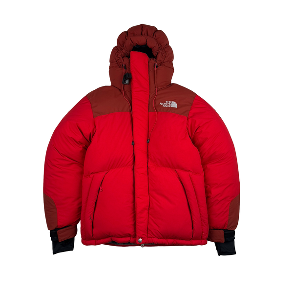 North Face Red Summit Series UIAA Hyvent Alpha Down Hooded Puffer Jacket - Medium