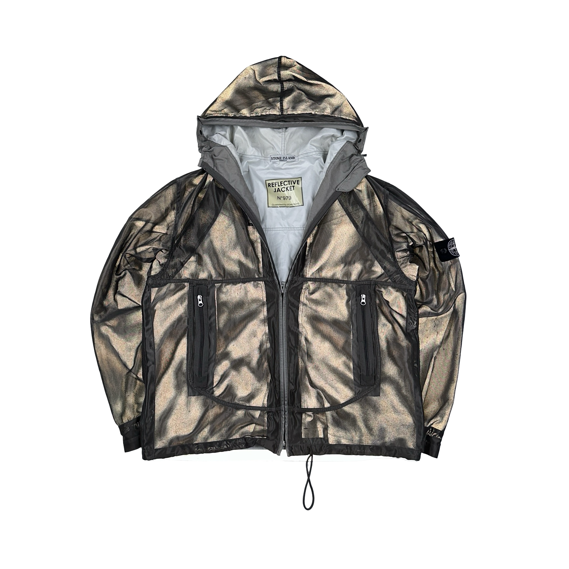Stone Island 2006 Reflective Mesh Reflective Jacket - XXL – Mat's