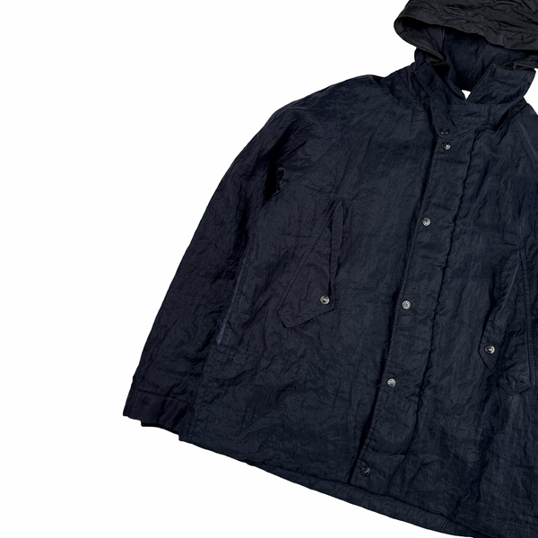 Stone Island 2001 Navy Monofilament Mesh Jacket - Large