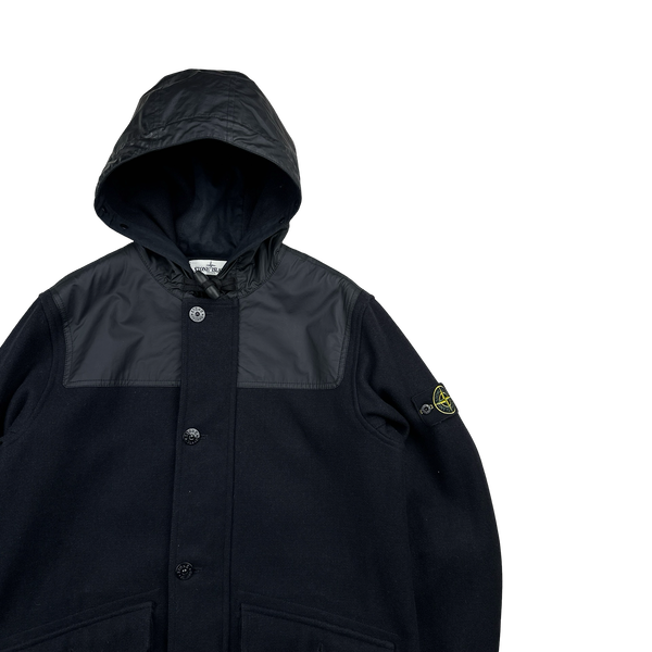 Stone Island 2013 Panno Speciale Mussola Gommata Duffle Jacket - Large