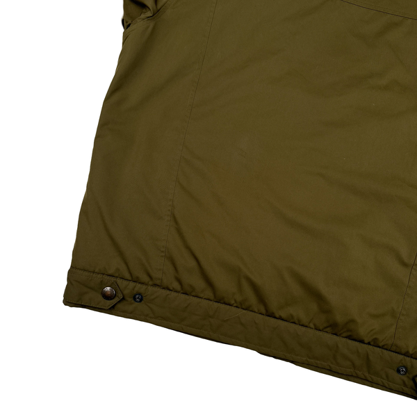 Ralph Lauren Khaki Green Quilted Bomber Jacket - Large