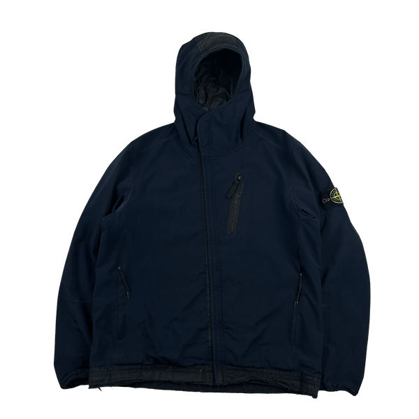 Stone Island 2023 Navy Soft Shell Primaloft Lined Jacket -XL