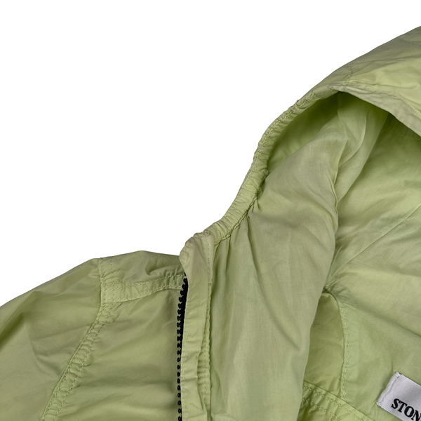 Stone Island 2017 Yellow Tela Paracadute Hooded Jacket - Small