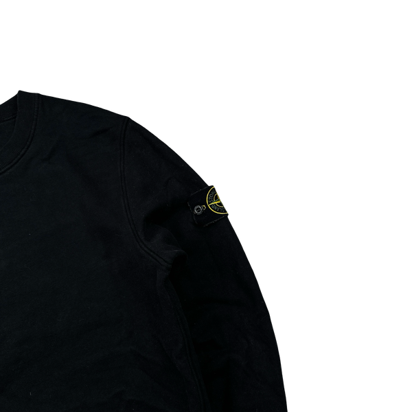 Stone Island 2021 Black Crewneck Sweatshirt - Small