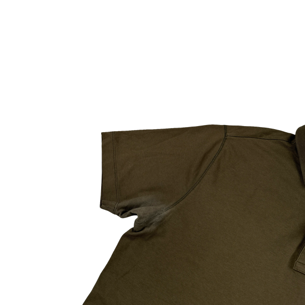 Stone Island 2019 Khaki Stellina Cotton Polo Shirt - Large