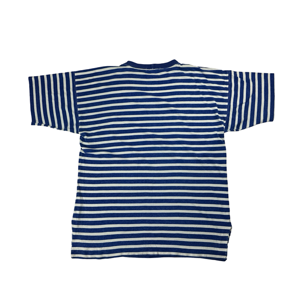 Stone Island 80's Vintage Striped Reflective Marina T Shirt - Large