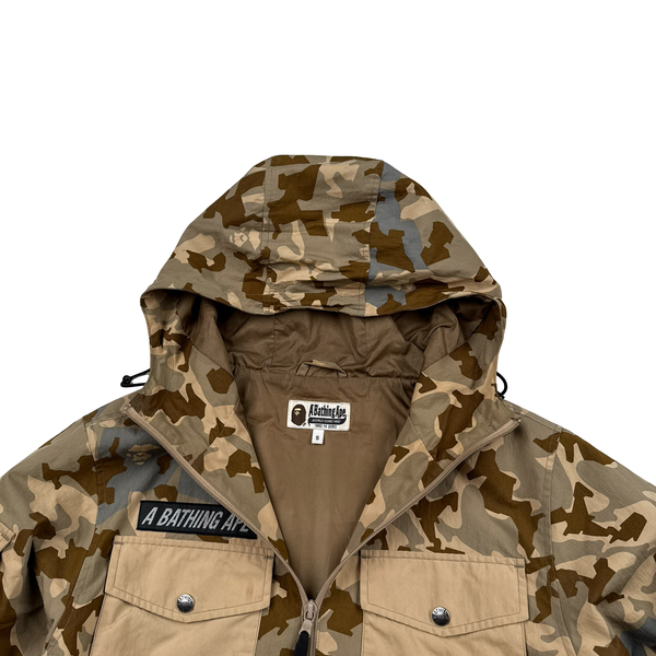 BAPE Camo Beige Camo Multi-Pocket Jacket - Small