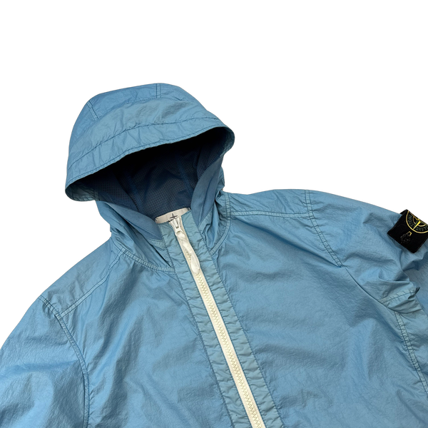 Stone Island 2017 Blue Membrana 3L TC Rain Jacket - Medium