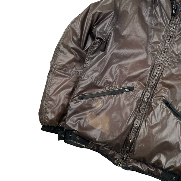 Stone Island 2010 Brown/Beige Colour Changing Ice Jacket - Medium