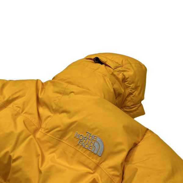 North Face Yellow Summit Series Down Filled Puffer Jacket - Small